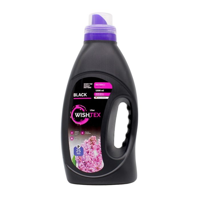 Засіб для прання чорних та темних речей WishTex Black Lilac 1,5 л (25 прань)